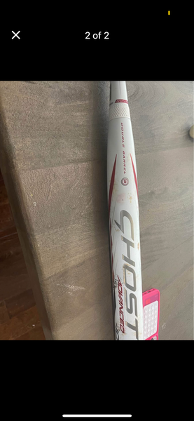 Easton Ghost Advanced Composite Bat (-10) 24 oz 34" (Used)