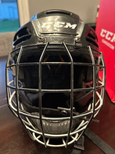 CCM Tacks 310 Helmet Adult Med Oreo mask