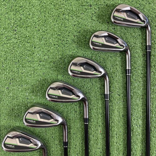 TaylorMade RBZ Max Iron Set 6-PW AW Matrix Program 55g Regular Flex -1.5 Short