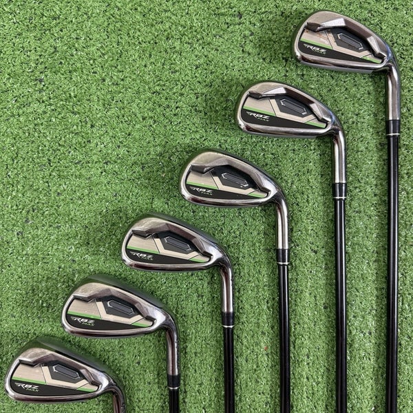 TaylorMade RBZ Max Iron Set 6-PW AW Matrix Program 55g Regular Flex -1.5 Short