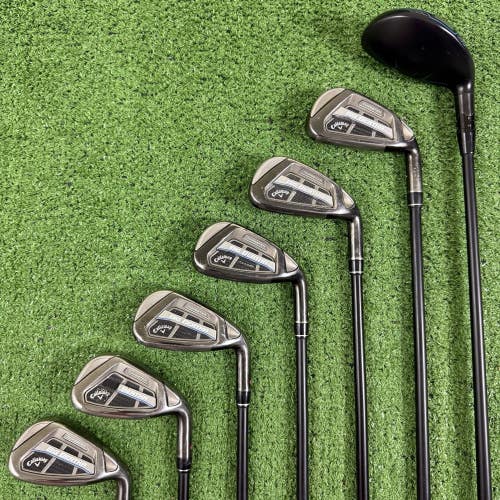 Callaway Big Bertha OS Iron Set 4H 6-PW AW Fubuki AT 50 Senior A -1/2 Short