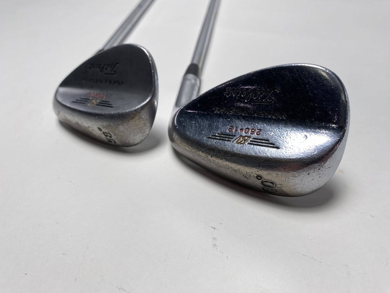 Titleist Vokey 200 Series Chrome Wedge Set 58* 8 | 60* 12 Wedge RH
