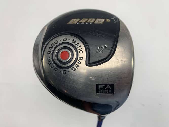 Bang Golf Bang-O-Matic Driver 12* Grafalloy ProLaunch Blue Regular Mens RH