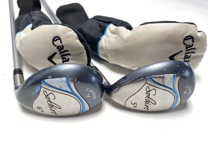 Callaway Solaire 5 & 6 Hybrid Set 25* 28* Solaire Ladies Graphite Womens RH HC
