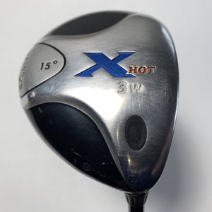 Callaway X Hot 3 Fairway Wood 15* Fujikura Banzai 65g Regular RH +1''