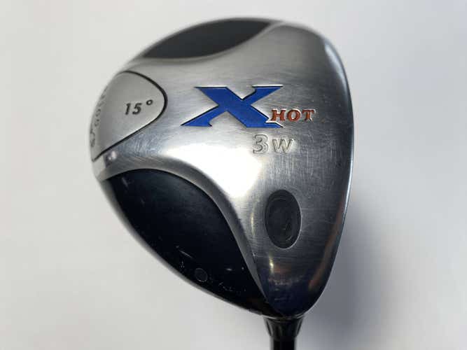 Callaway X Hot 3 Fairway Wood 15* Fujikura Banzai 65g Regular RH +1''