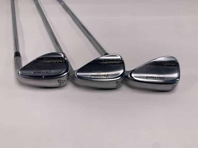 Cleveland RTX ZipCore Satin Wedge Set 50* 10 | 54* 10 | 58* 10 Proj X 6.5 RH