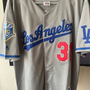 Mike Piazza 1996 Los Angeles Dodgers Cooperstown Away Large Jersey