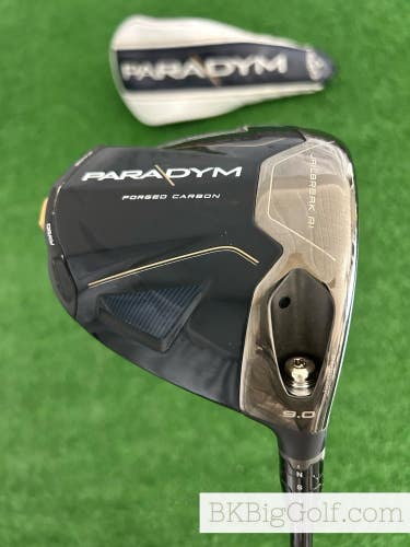 Callaway Paradym 9.0 Driver w Headcover / Extra Stiff