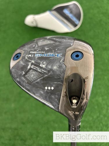 Callaway Paradym Ai Smoke Triple Diamond 10.5 Driver w Headcover / Stiff