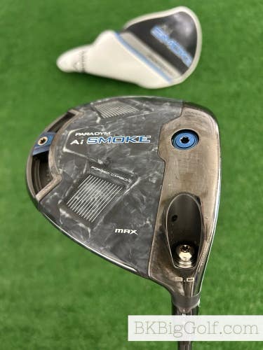 Callaway Paradym Ai Smoke Max 9.0 Driver w Headcover / Extra Stiff