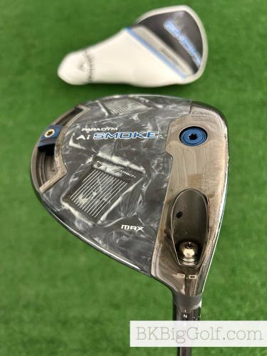 Callaway Paradym Ai Smoke Max 9.0 Driver w Headcover / Extra Stiff