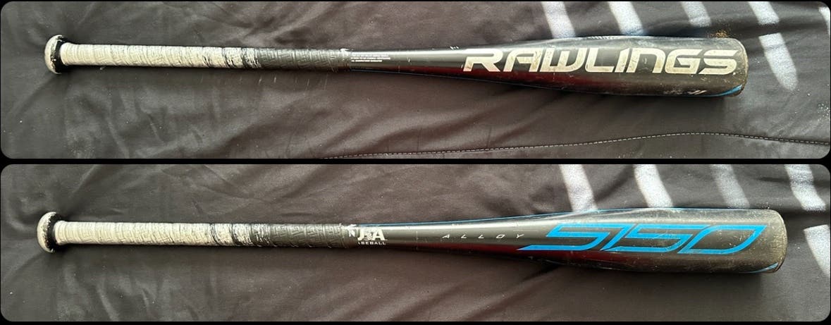2021 Rawlings 5150 Alloy USABat Certified Bat (-11) 19 oz 30" (Used)