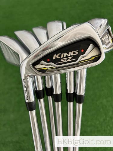 LH Cobra King SpeedZone SZ Iron Set 5-G / KBS Tour 90 Regular