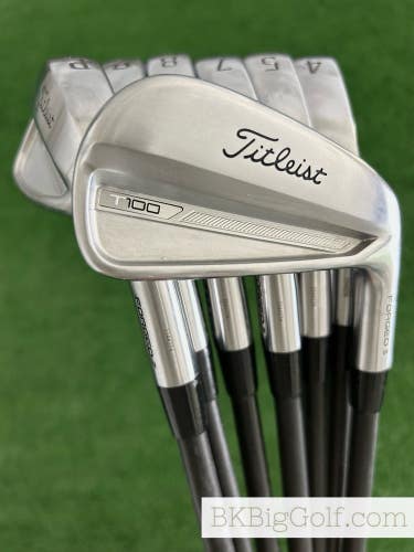Titleist T100 23 Forged Iron Set 4-P / UST Mamiya Concept 120 F4 Stiff Graphite