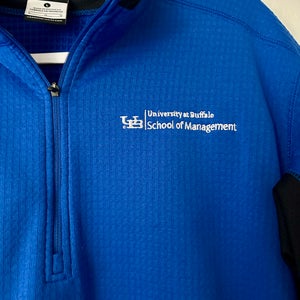 NIKE DRI-FIT QUARTER ZIP - University at Buffalo School of Management *LIKE NEW*