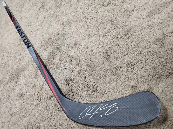 CHRIS KUNITZ 15'16 Cup Yr Signed Pittsburgh Penguins NHL Game Used Hockey Stick