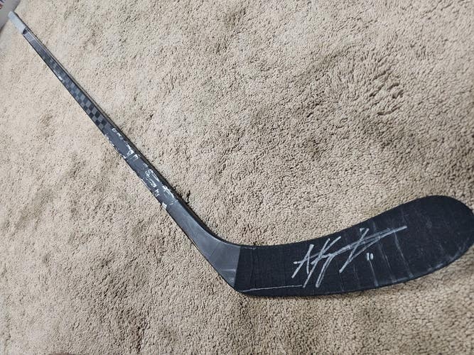 ANZE KOPITAR 21'22 Signed Los Angeles Kings NHL Game Used Hockey Stick w COA