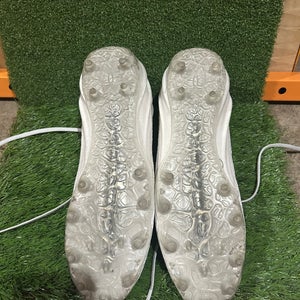White Men's Size 13.0 (W 14.0) Adult Under Armour Mid Top Blur (Used)