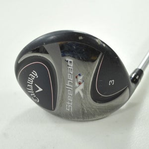 LEFT HANDED Callaway Steelhead XR #3 Fairway Wood Regular Flex Graphite # 196774