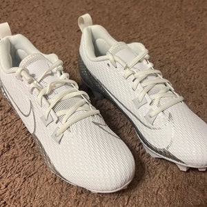 NEW Nike Vapor Edge Speed 360 2 Football Cleats White/Silver DA5455-102 Size 8