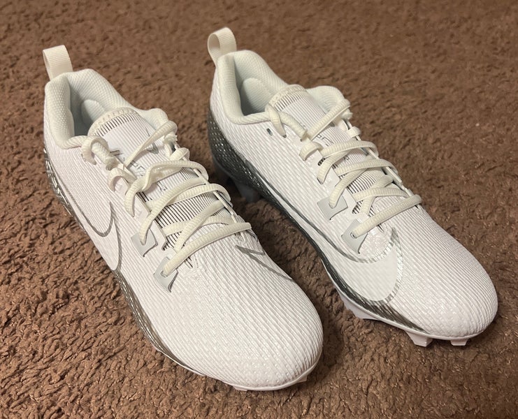 NEW Nike Vapor Edge Speed 360 2 Football Cleats White/Silver DA5455-102 Size 8