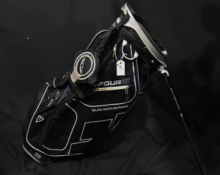 FOUR 5 SUN MOUNTAIN EXTRIME GOLF BAG 36 INCHES 14 DIVIDERS