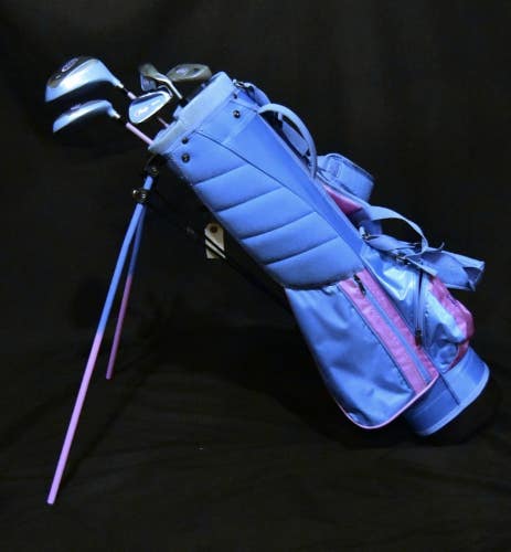 THE FIRST TEE TOUR JUNIOR GOLF CLUBS AND BAG 4 DIVIDERS 4ft5-4ft7 D-37IN 5/7-33