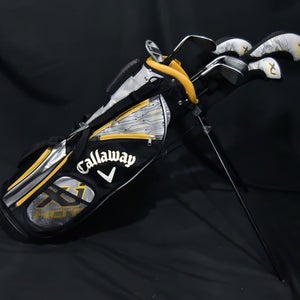 CALLAWAY HOT JUNIOR GOLF CLUBS AND BAG 5 DIVIDERS 4ft7-4ft9 0-40 7-34