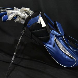 NEW TI TECH X-GEN JUNIOR GOLF CLUBS AND BAG 4FT5-4FT7 D-37 7-33