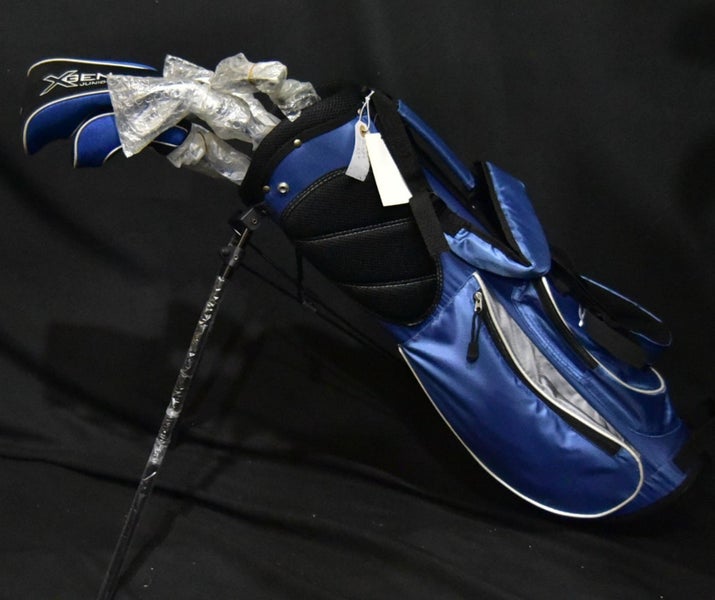NEW TI TECH X-GEN JUNIOR GOLF CLUBS AND BAG 4FT5-4FT7 D-37 7-33