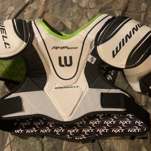 Large Senior Winnwell AMP 500 Shoulder Pads (Used)