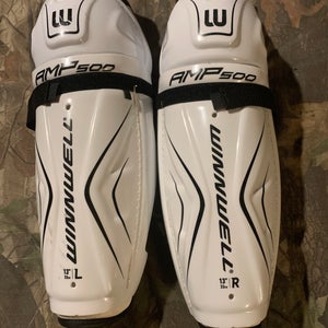 Junior Winnwell AMP 500 13" Shin Pads (Used)