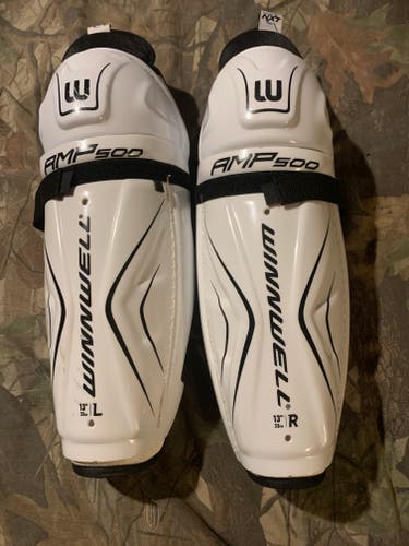Junior Winnwell AMP 500 13" Shin Pads (Used)
