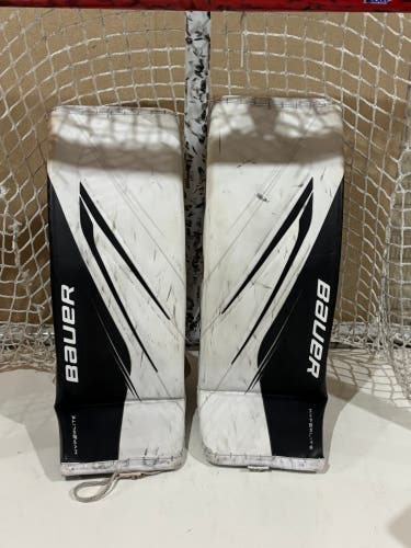 Small  Bauer Vapor Hyperlite 2 Goalie Leg Pads (Used)