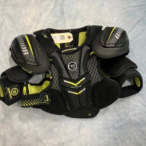 Small Junior Warrior Alpha QX Shoulder Pads (Used)