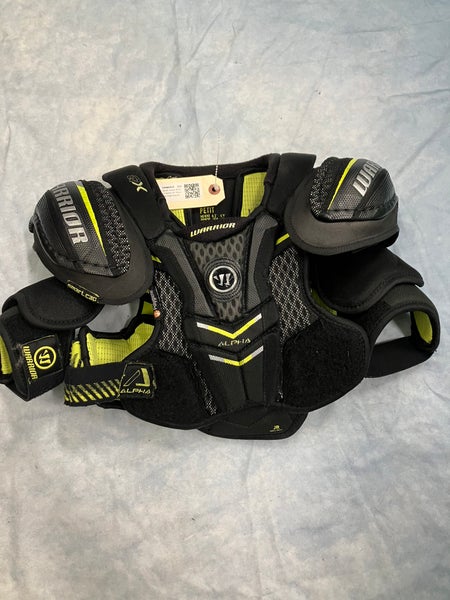 Small Junior Warrior Alpha QX Shoulder Pads (Used)