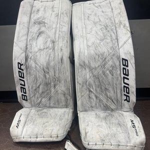 Int. Medium (31+1) Bauer Supreme M5 Pro Goalie Leg Pads (Used)