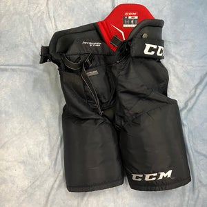 Black Senior Small CCM JetSpeed FT485 Hockey Pants (Used)