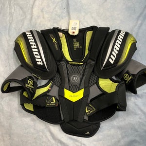 Large Junior Warrior Alpha QX Pro Shoulder Pads (Used)