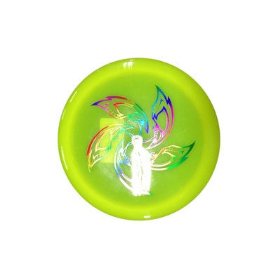 Used Discmania PARADIGM Disc Golf Driver Neon Green 175g 11479-S000399035