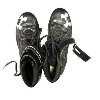 Used Under Armour Adult FB Cleats Black Senior 6 11479-S000399016