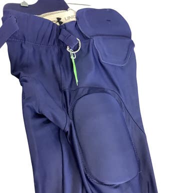 Used Under Armour Adult FB Integrated Pants Navy Blue MD 11479-S000398973