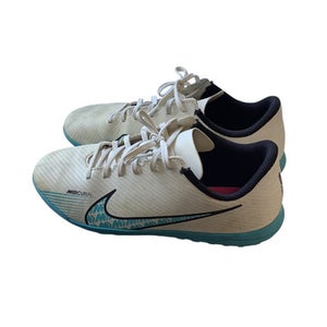 Used Nike MERCURIAL VAPOR 15 CLUB Soccer Indoor Shoes White Junior 05.5 11479-S000398913