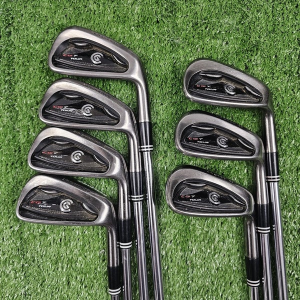 Cleveland CG7 Tour Black Iron Set 4-PW Project X Rifle 5.5 Regular Flex Steel RH