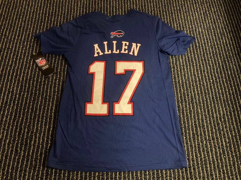 NWT Josh Allen Jersey Shirt #17 Buffalo Bills Jersey Shirt Youth Medium 10/12