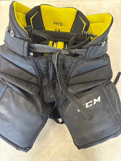 Used CCM PREMIER Junior Goalie Pant Black SM 11858-S000077326