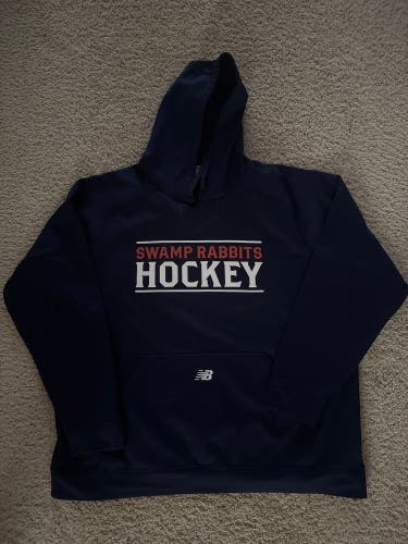 Swamp Rabbits Blue Used Large/Extra Large New Balance Sweatshirt