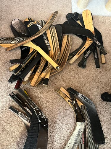 Used / Broken Hockey Stick Blades