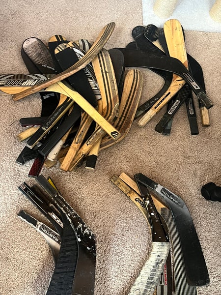 Used / Broken Hockey Stick Blades